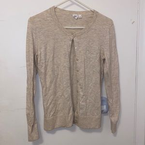 Gap tan cardigan sweater